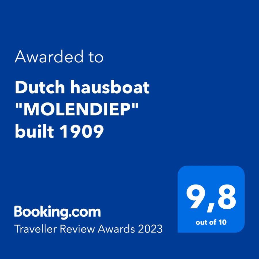 Dutch Hausboat "Molendiep" Built 1909 Mosty エクステリア 写真